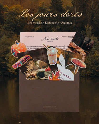 Note visuelle print club - Édition N°5 - Automne